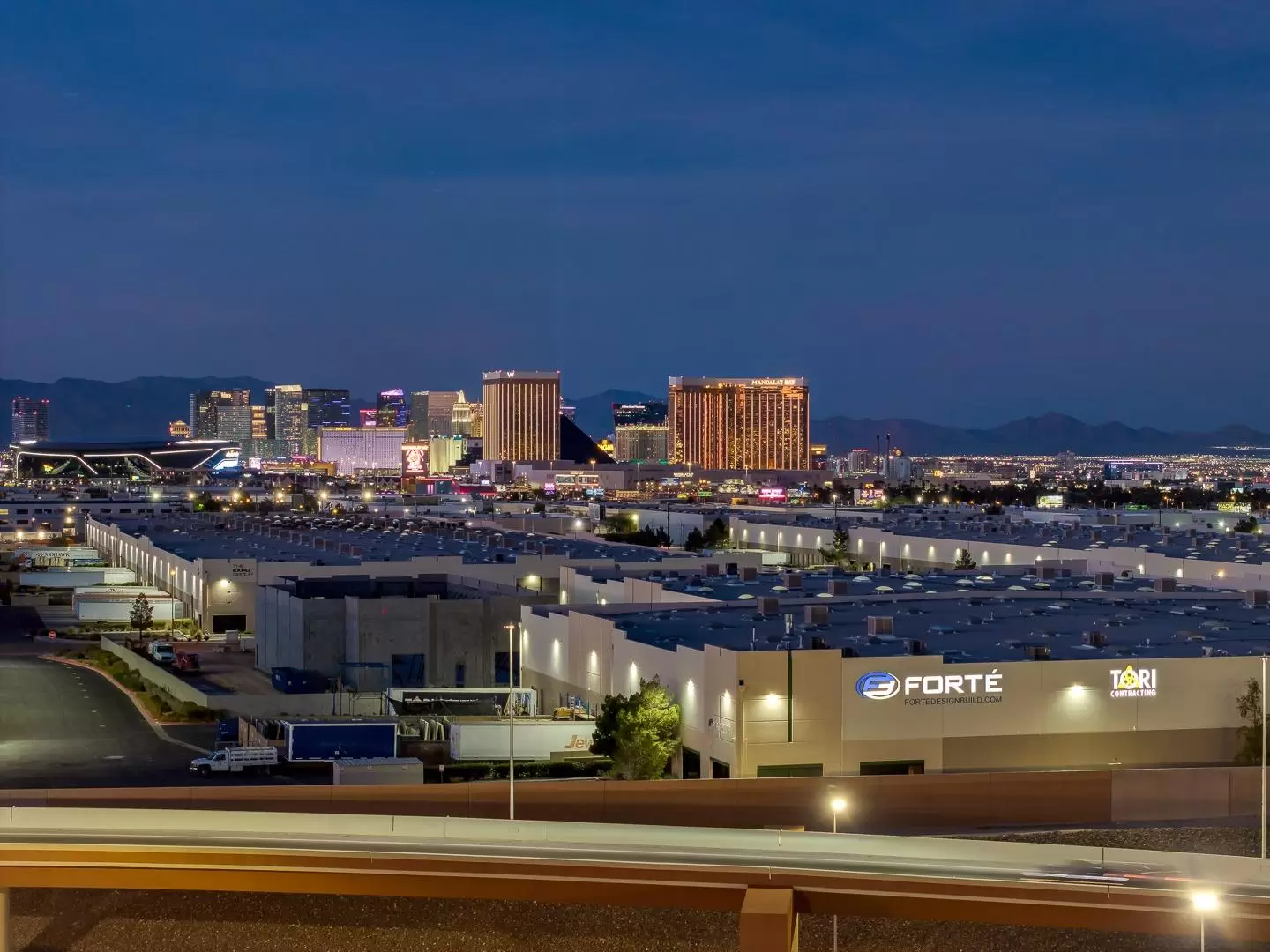 A luxury Las Vegas project built by Forte Specialty Contractors.
